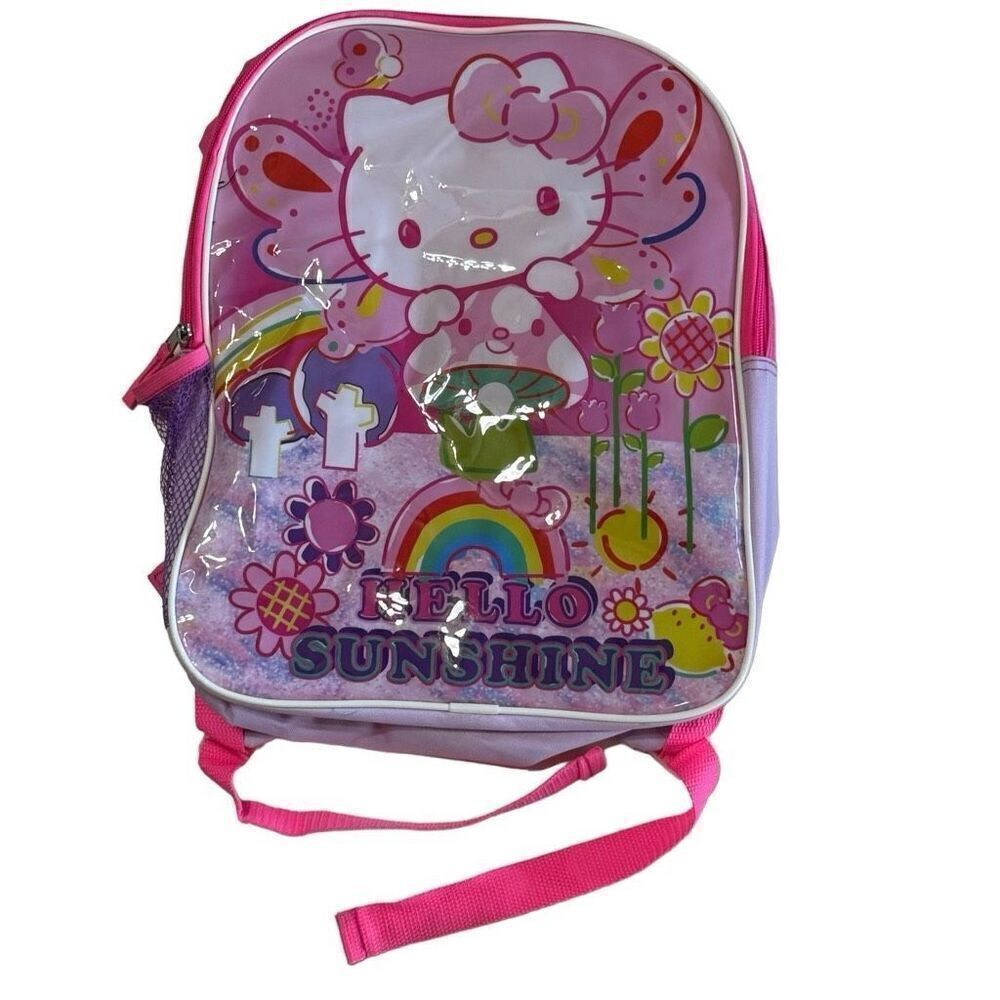 Hello Kitty Backpack Hello Sunshine 15” x 12” Sanrio